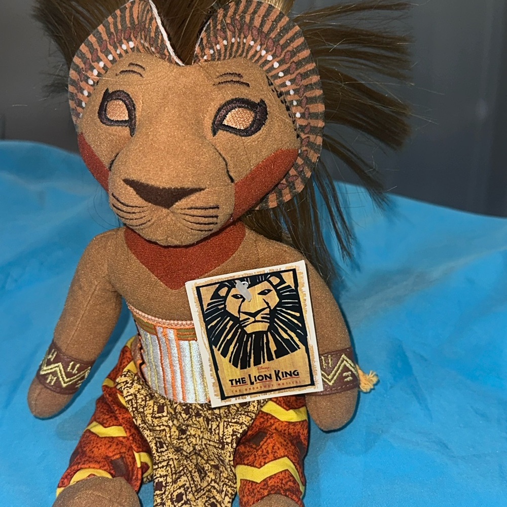Disney The Lion King Broadway Musical Simba Plush w/ Tag – Theatre Exclusive
